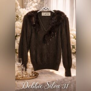 Ladies Cache Vintage Sweater